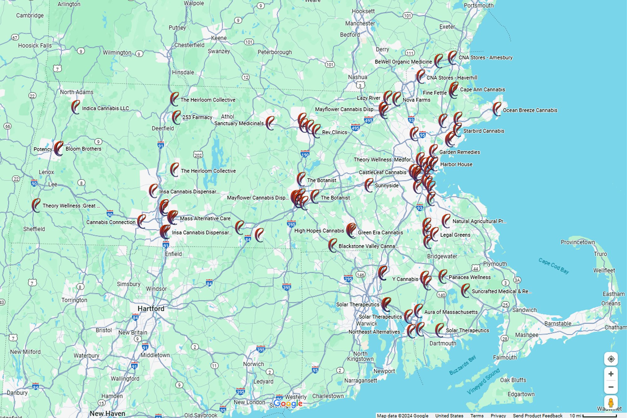 Massachusetts Cannabis: CNA Stores' Claravita and Tumble & Toke Now Available in 84 Dispensaries Statewide!